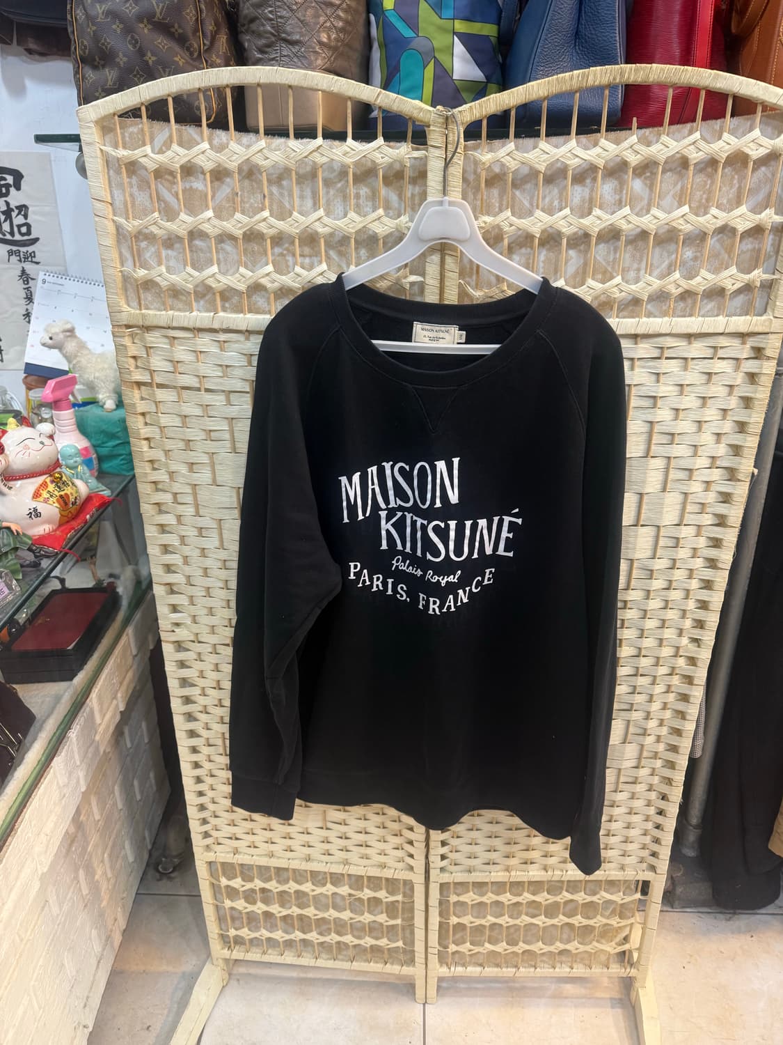 110 정품 메종키츠네 맨투맨 팝니다 상품이미지1