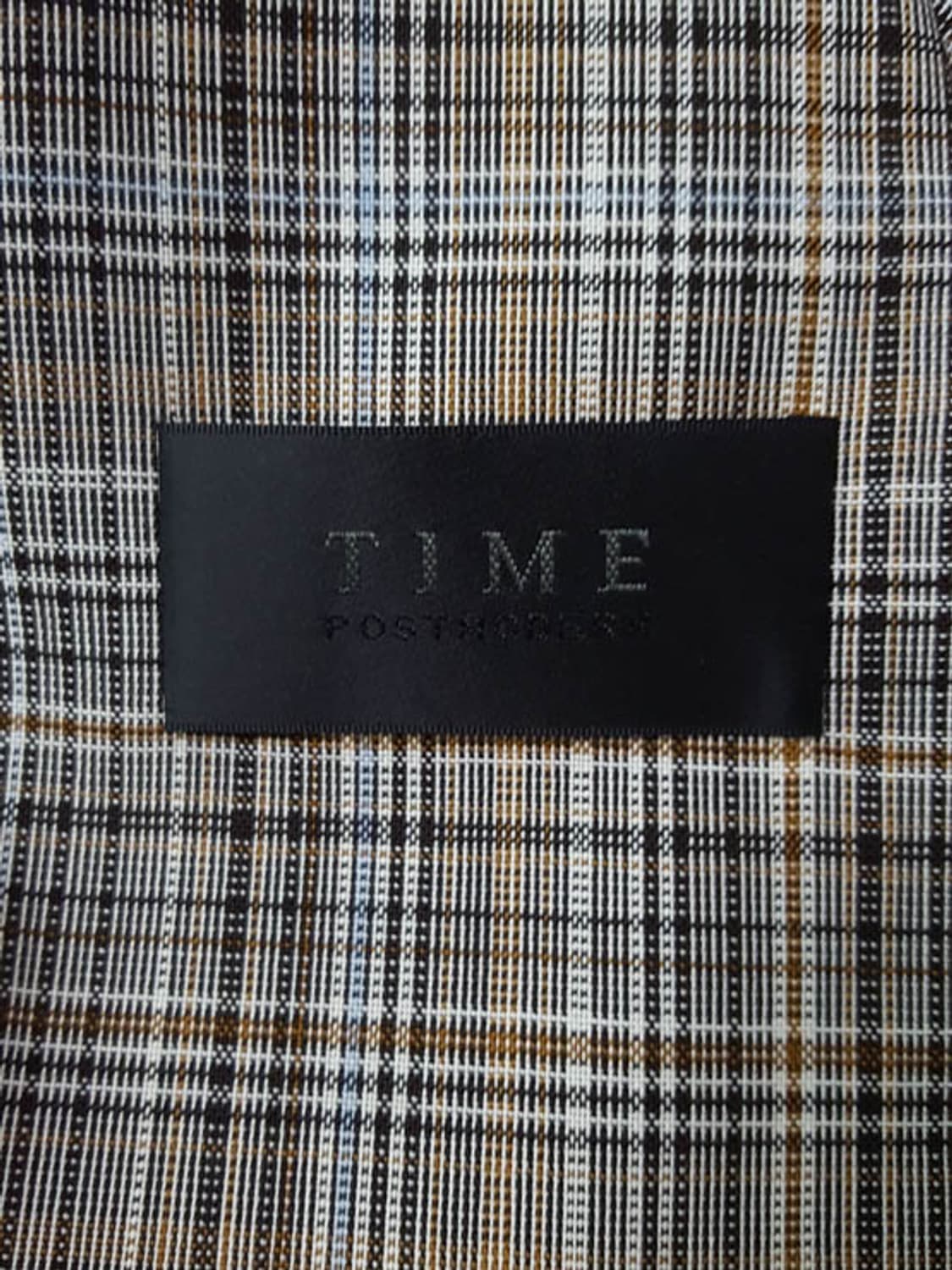 타임옴므 남성 모100 봄여름 체크 자켓 105 상품이미지6