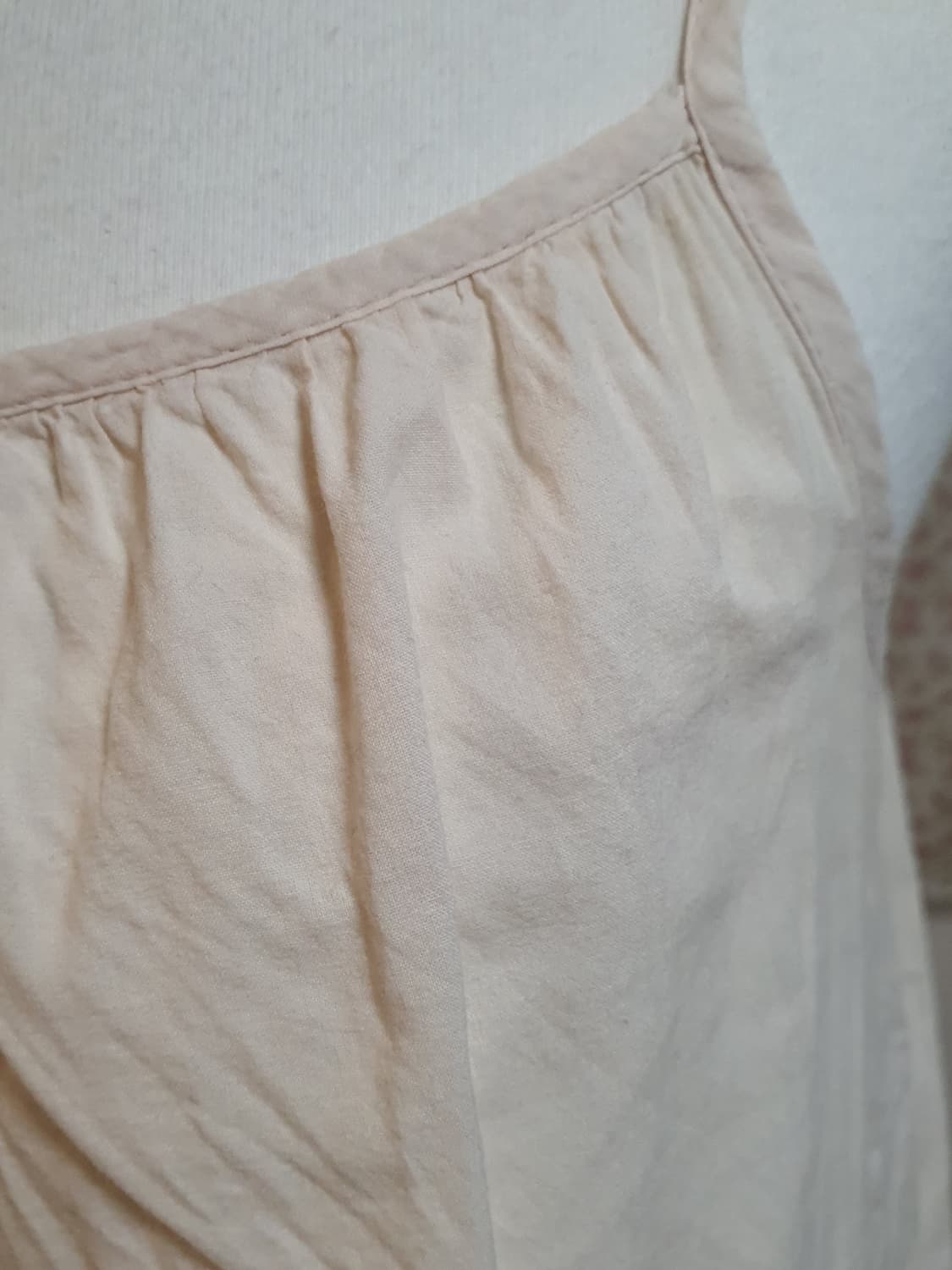 [모리걸] 레이스 롱 슬립 원피스 아이보리 상품이미지4