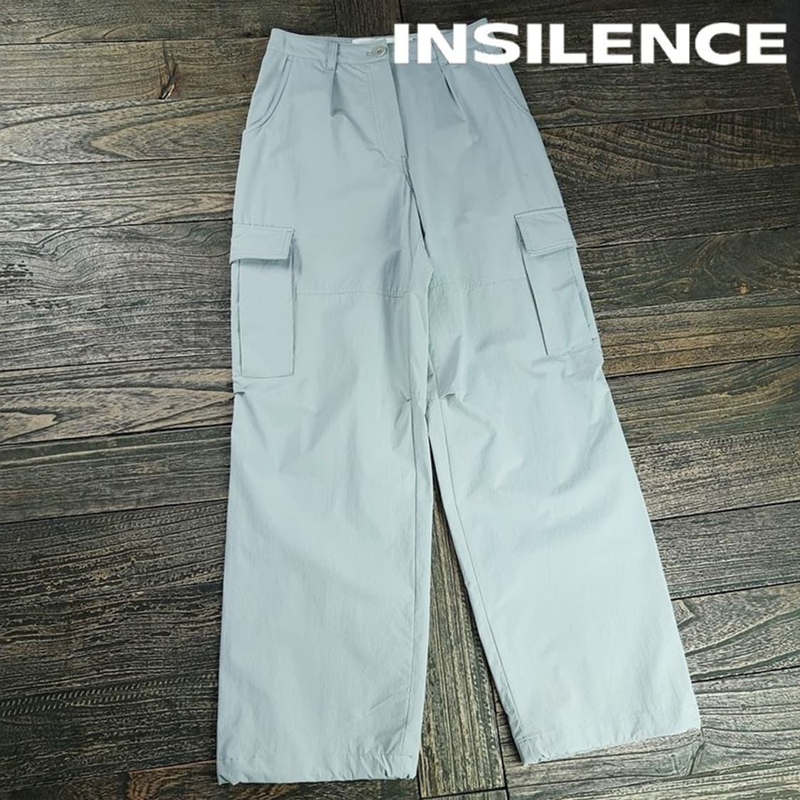[인사일런스] 나일론 카고 팬츠 라이트 그레이 M19887 상품이미지1