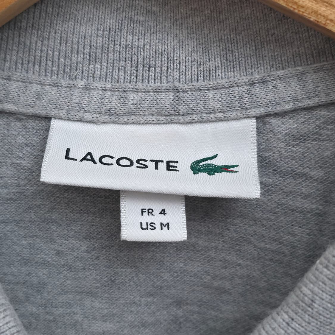 [M] 라코스테 그레이 반팔 카라티 상품이미지5