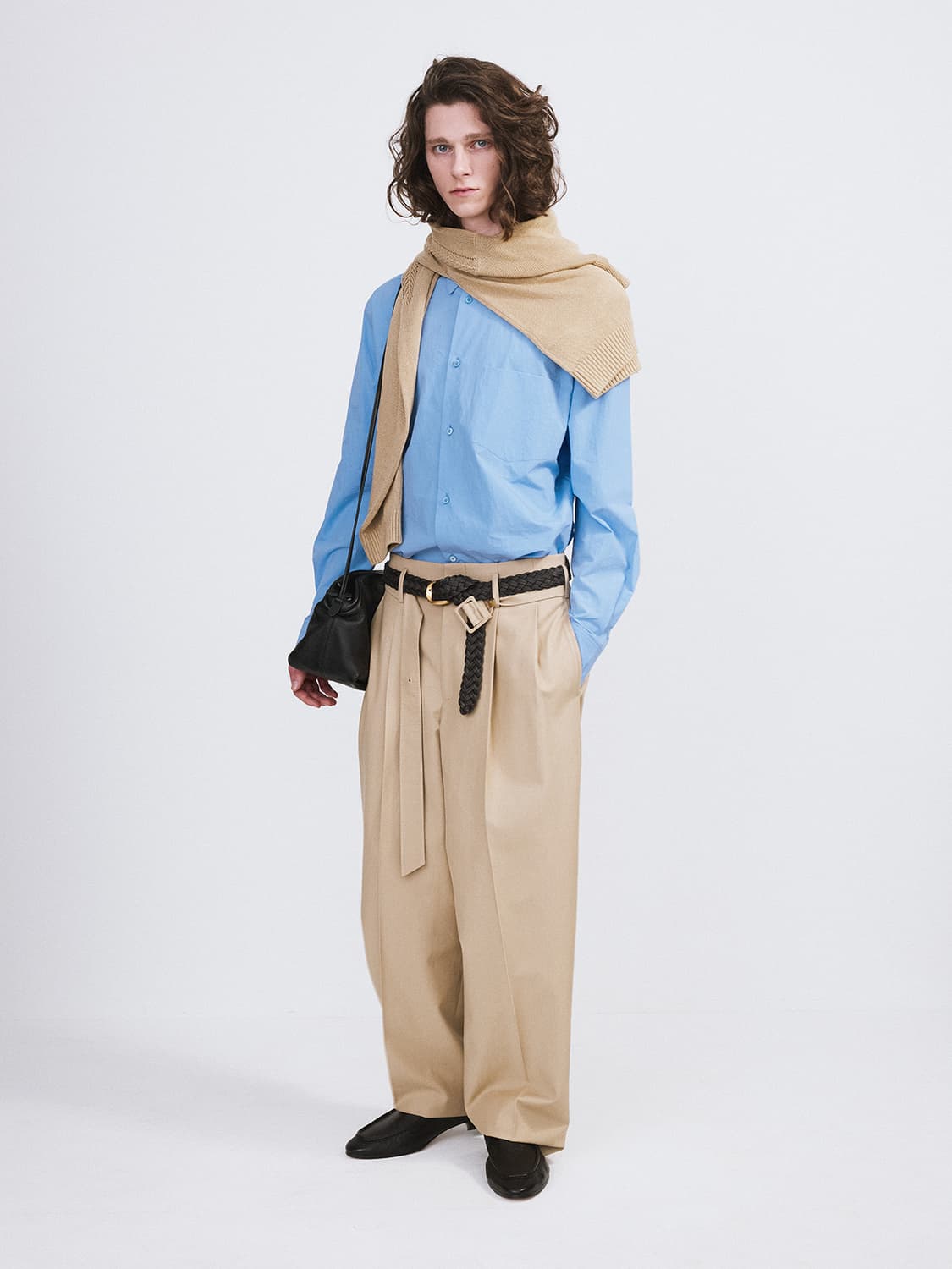 렉토 26SS 코튼 포켓 셔츠 베이비 블루 상품이미지3