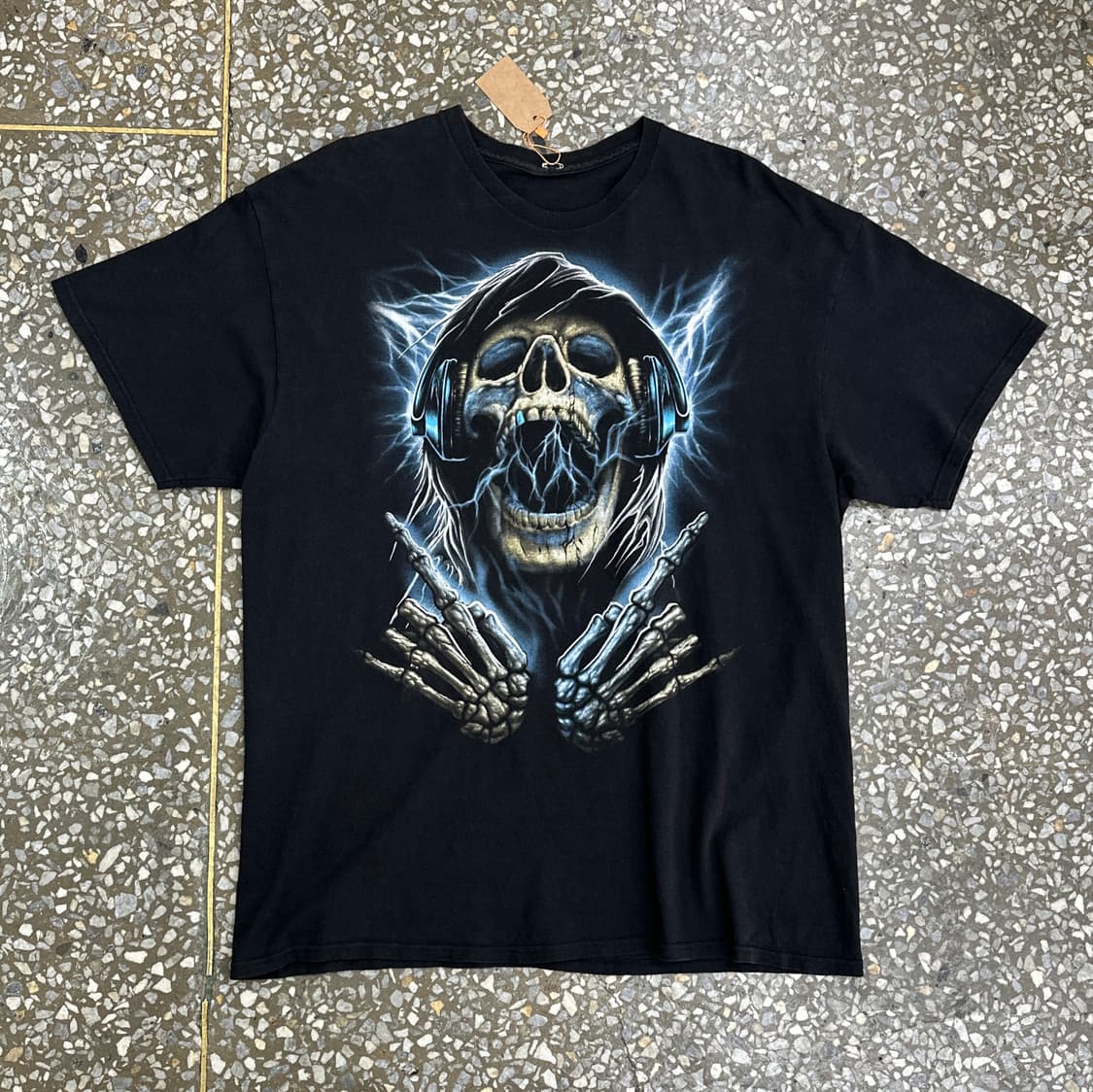 그림 리퍼 사신 스컬 티셔츠 XL 상품이미지1