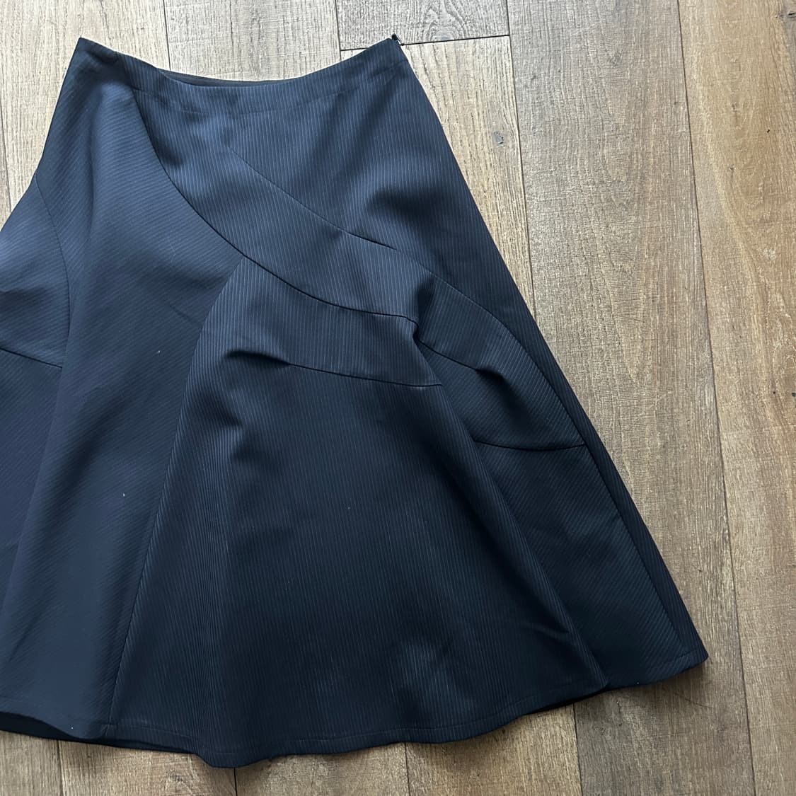 Stripe Cuttingline Transformed Skirt 상품이미지2