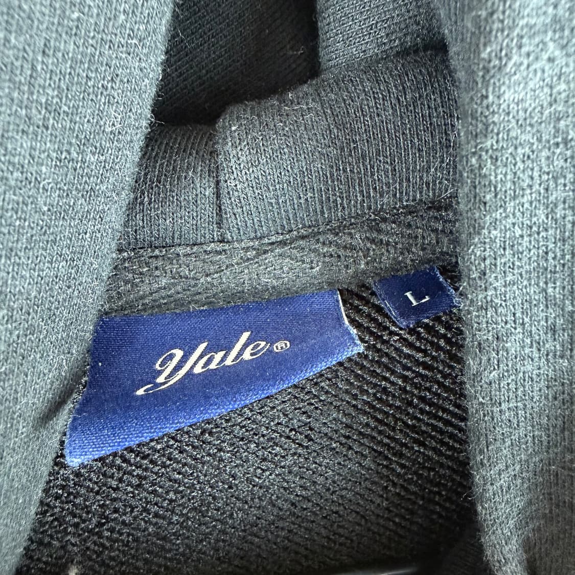 L) 예일 아치로고 후드 티 블랙 상품이미지3