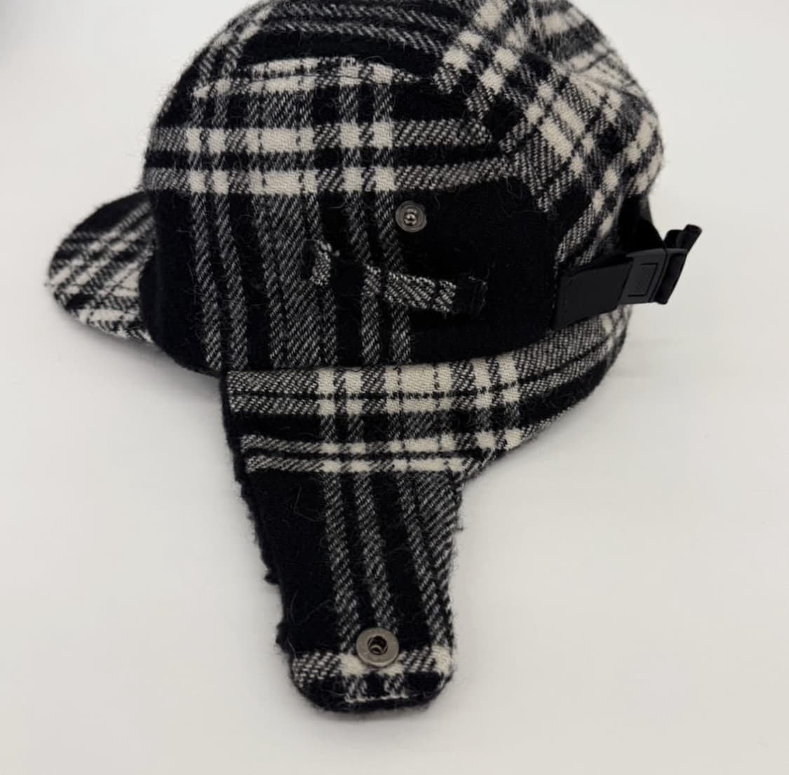 요코 사카모토 체크 이어플랩 캡 상품이미지5