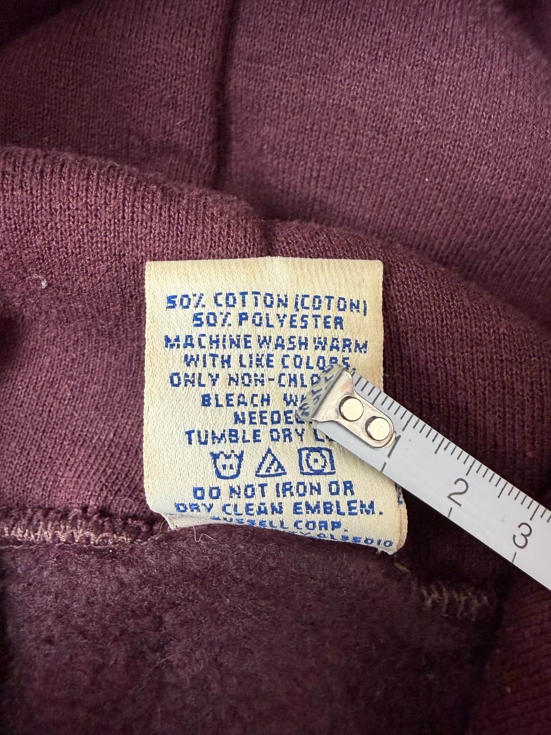 90s Russell Hoodie (plum) 상품이미지4