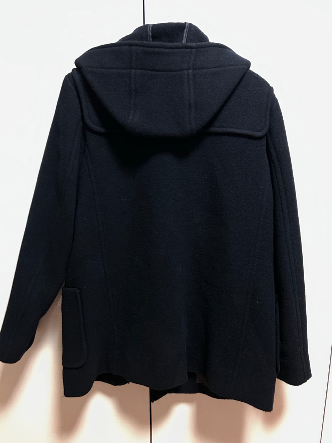 유니클로 블랙 떡볶이 코트 XL 상품이미지3