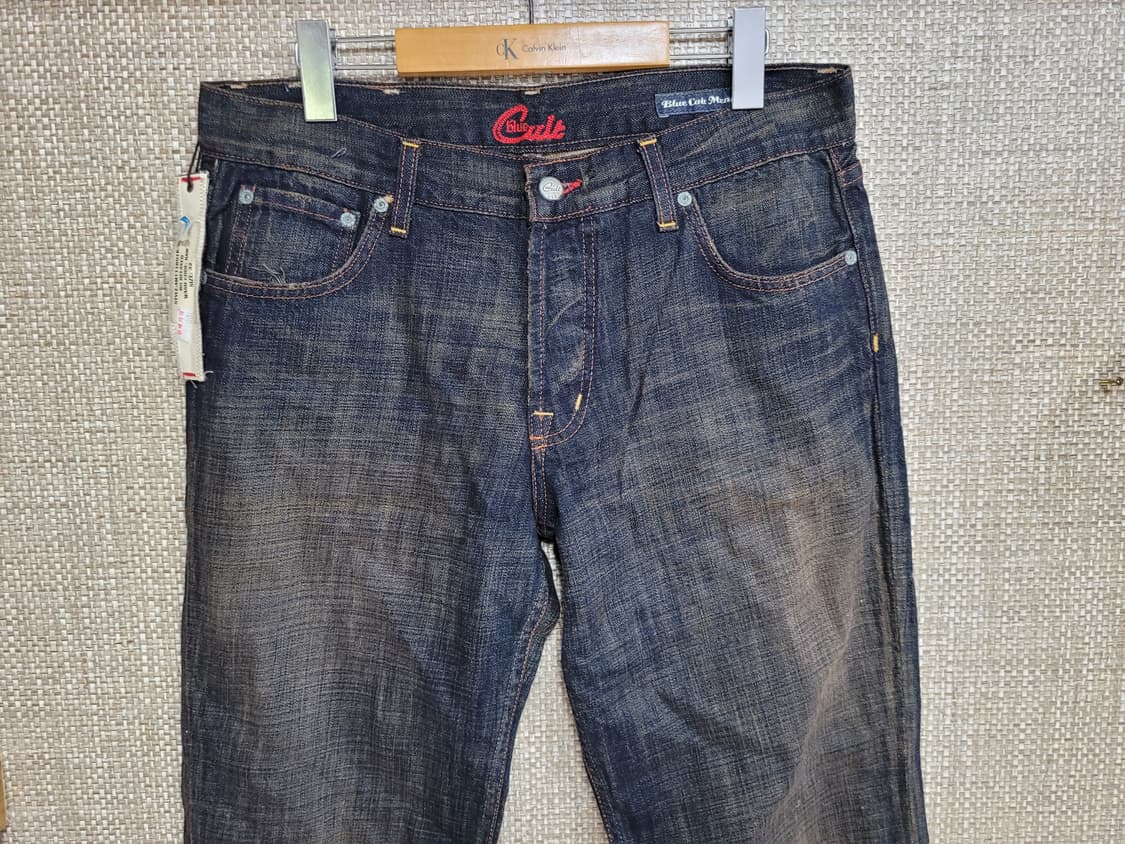 33인치 블루컬트 와이드 부츠컷 청바지 새상품 빈티지 아메카지  상품이미지2