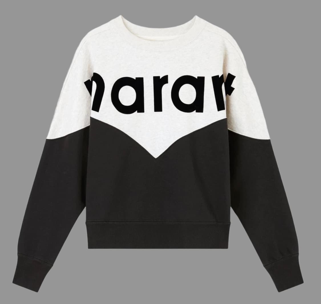 이자벨마랑 휴스턴 투톤 스웨트셔츠 상품이미지1