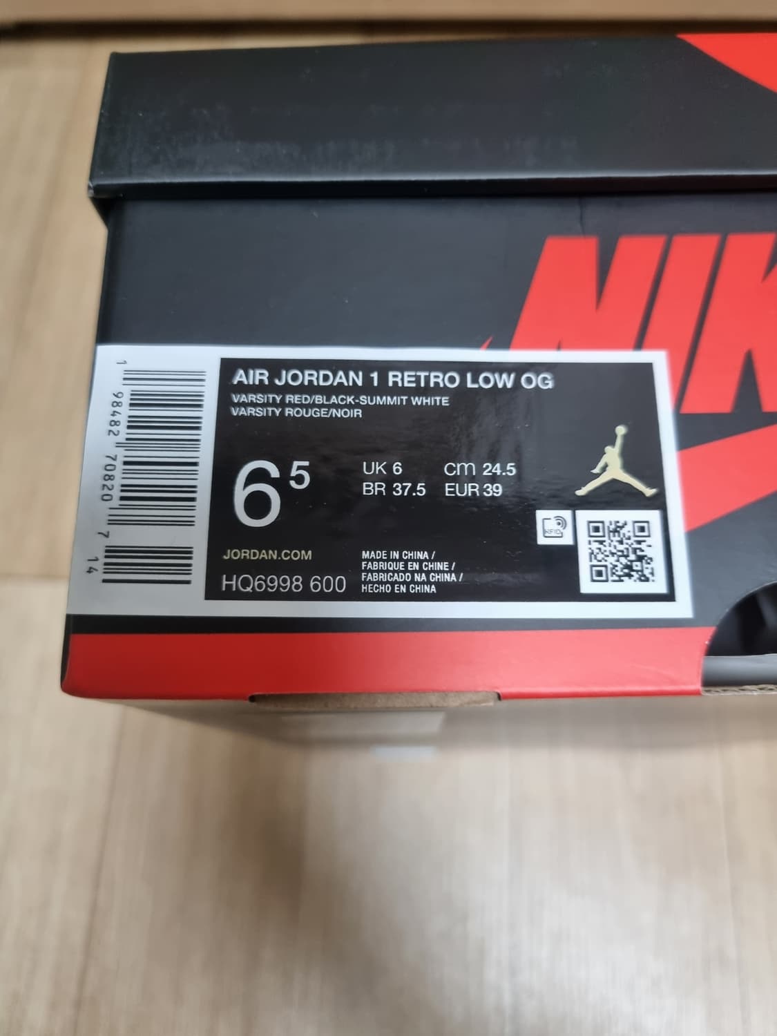 나이키 조던1 레트로 로우 OG 시카고
245 상품이미지5