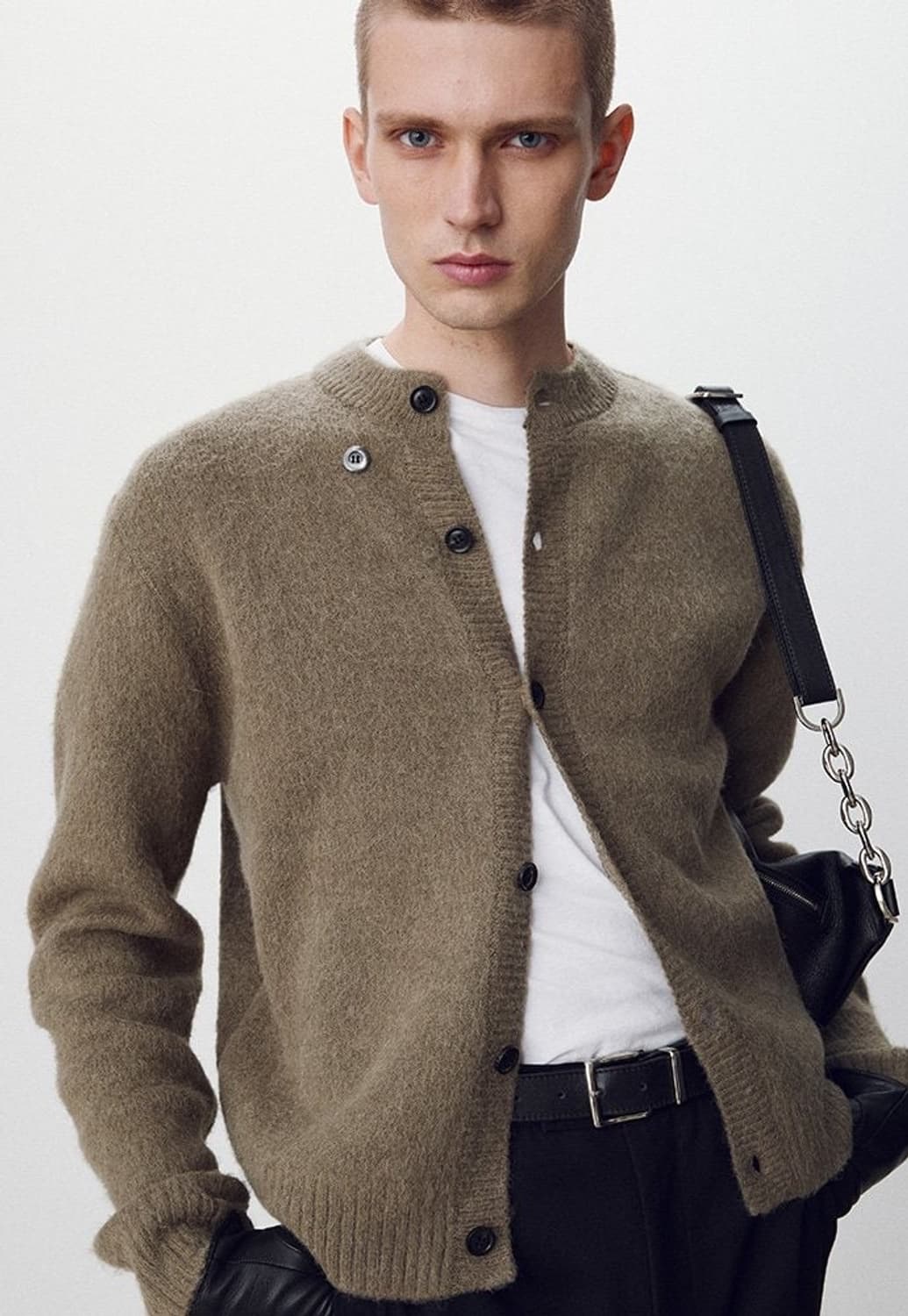 토니웩 모헤어 알파카 가디건 헤지그린 상품이미지1