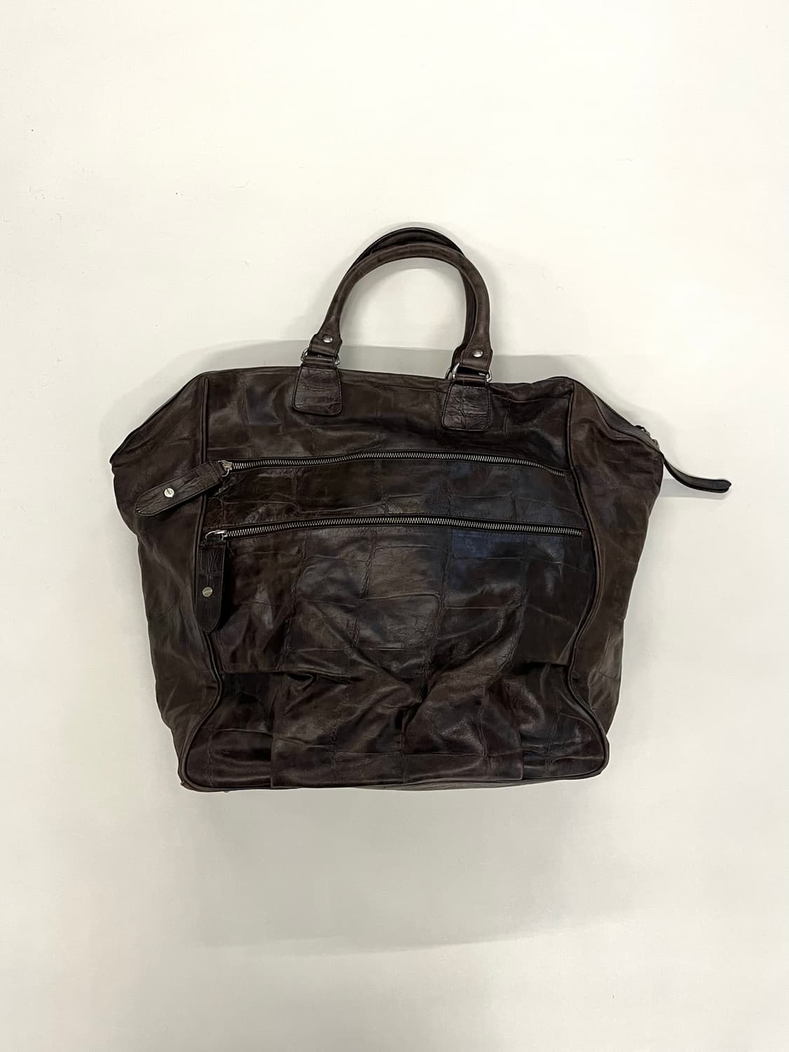 드리스 반 노튼 아카이브 레더 빅 토트백 상품이미지4