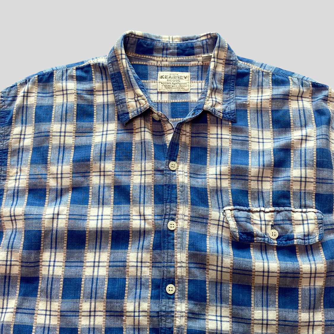 (L)Kearney House 원포켓 체크반팔셔츠 상품이미지3