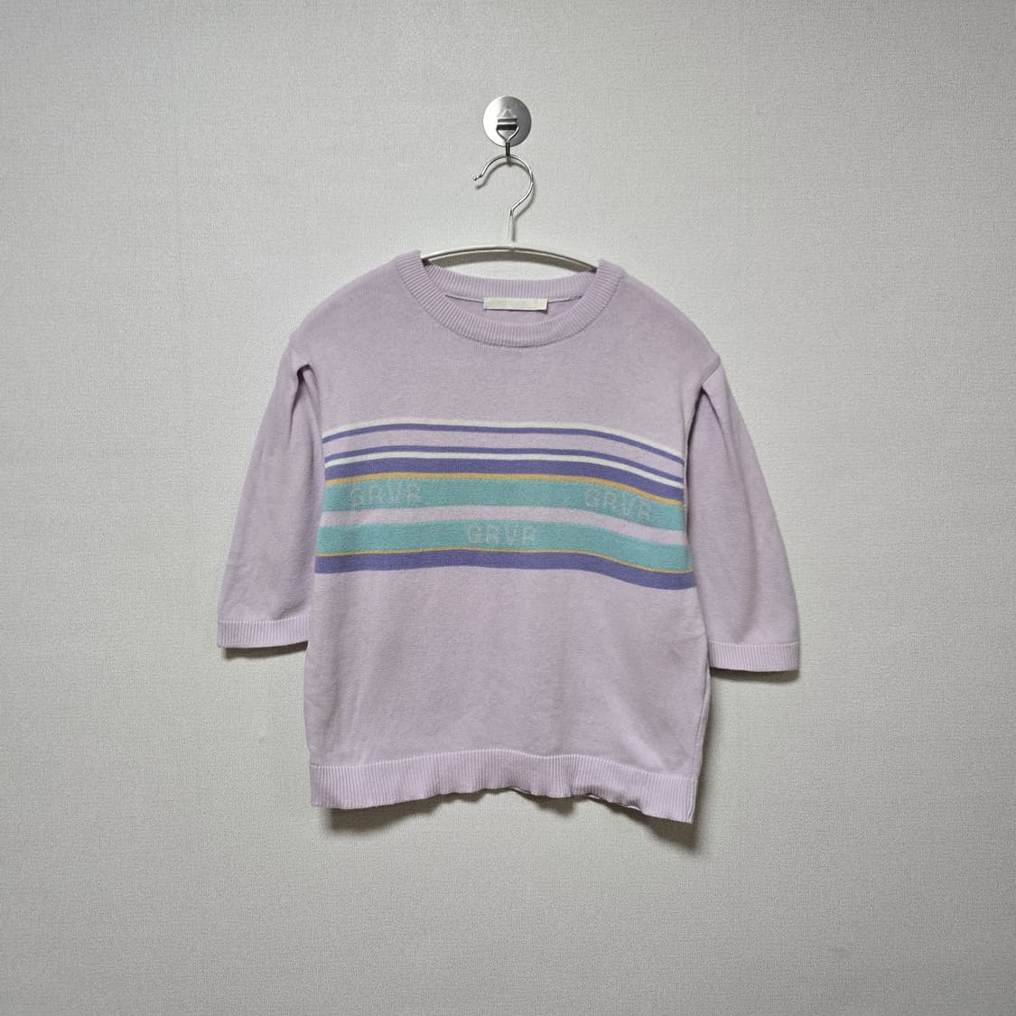 그로브 니트 반팔티셔츠 (오마이걸 유아 착용) 상품이미지3