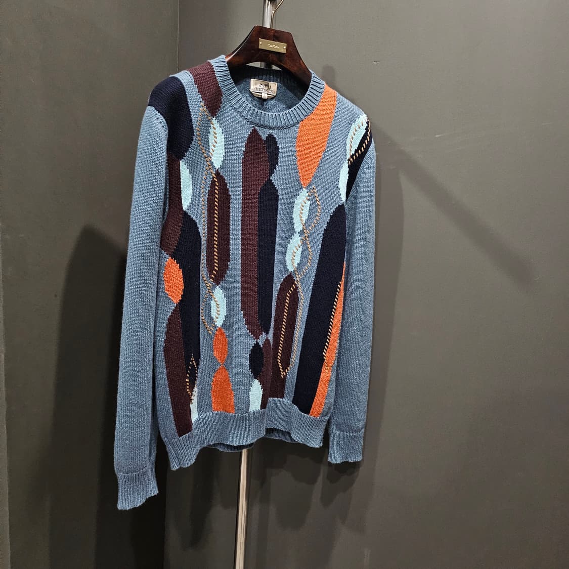 에르메스 런웨이피스 램스킨 트리밍 캐시미어 런웨이 니트 상품이미지5