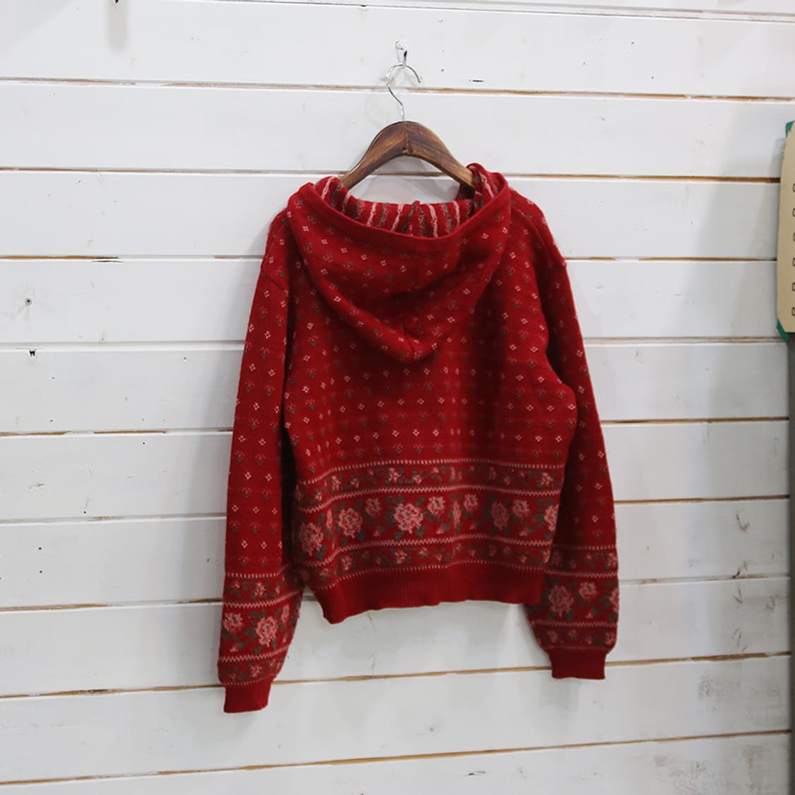 ATELIER MEIKU 울 패턴 후드 니트 자켓 (여성용 11) 상품이미지3