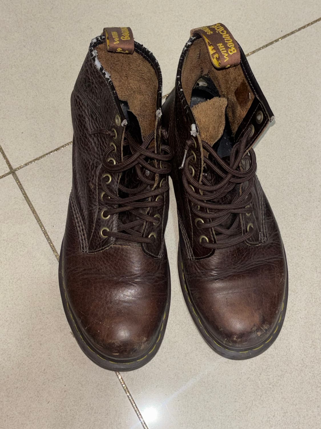 닥터마틴 1460 8홀 브라운 워커 부츠 260 상품이미지5