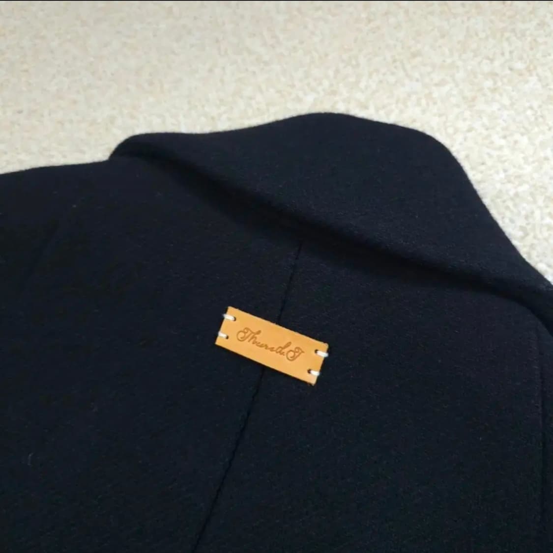 (M)써스데이아일랜드 빅카라 싱글 코트 네이비 상품이미지9