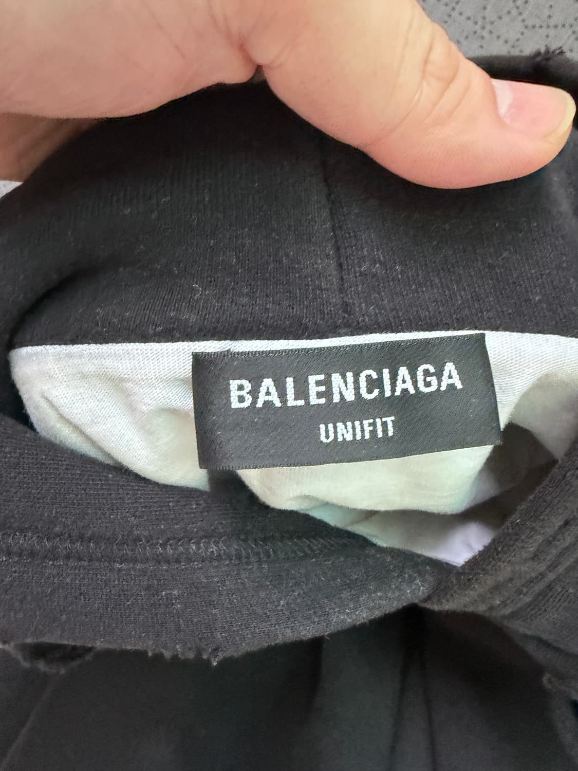 [xs]발렌시아가 디스토로이드 후드 블랙 상품이미지3