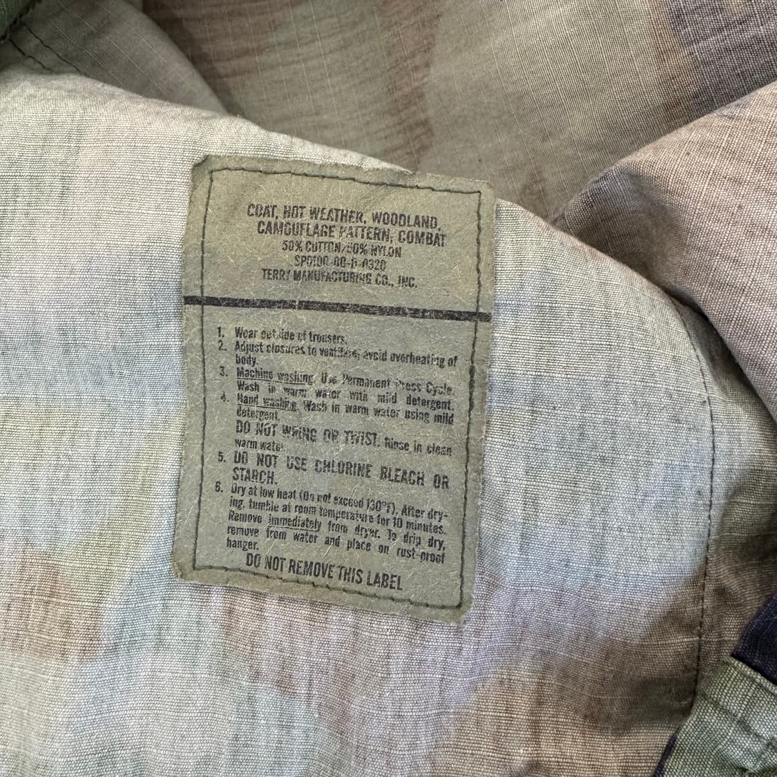 US Army 미 해병대 우드랜드 카모 셔츠 자켓 (S)   상품이미지6