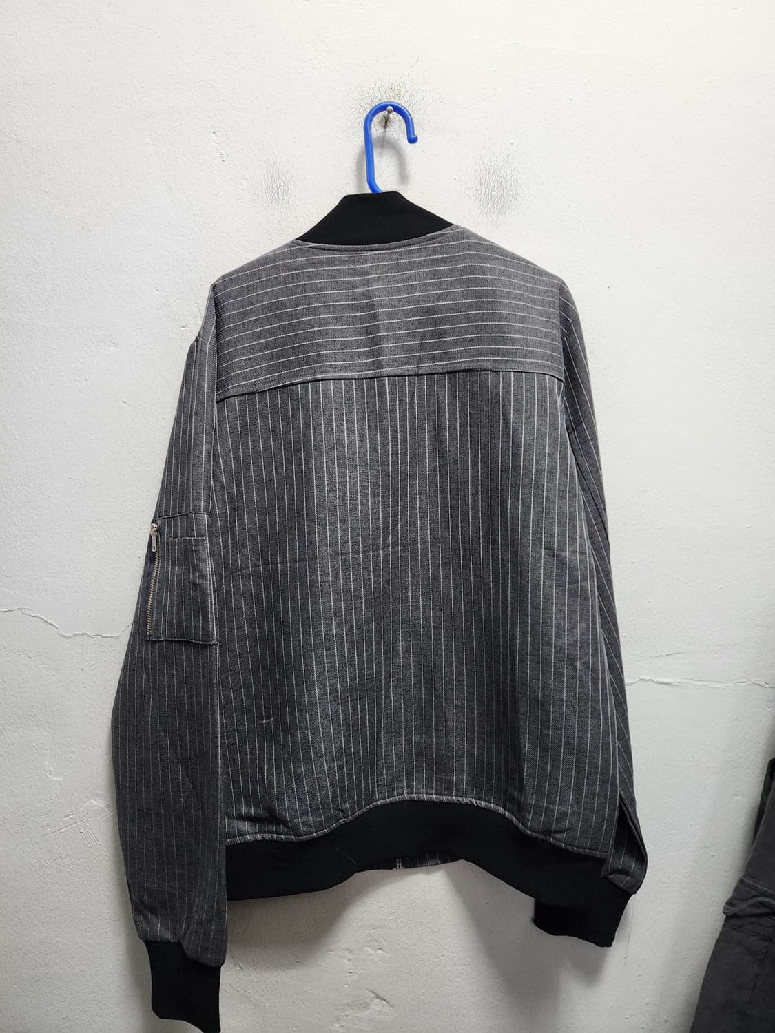 (새상품) 스트라이프 블루종 점퍼 상품이미지2