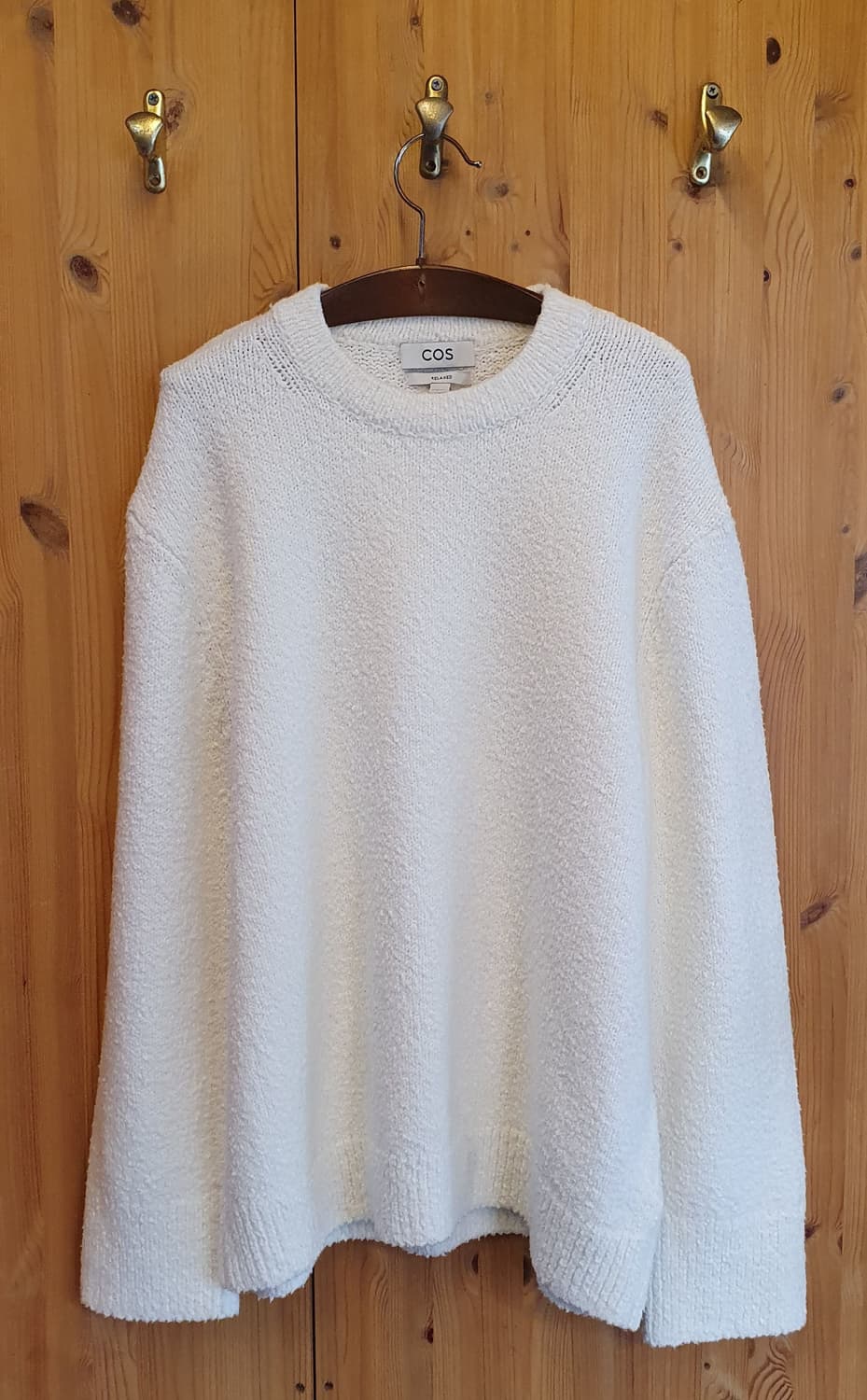 105/88.COS 부클 화이트 니트(공용) 상품이미지2