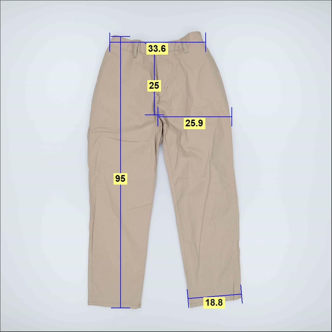 2XL 빈티지 패치 코튼팬츠 0304H1 상품이미지6
