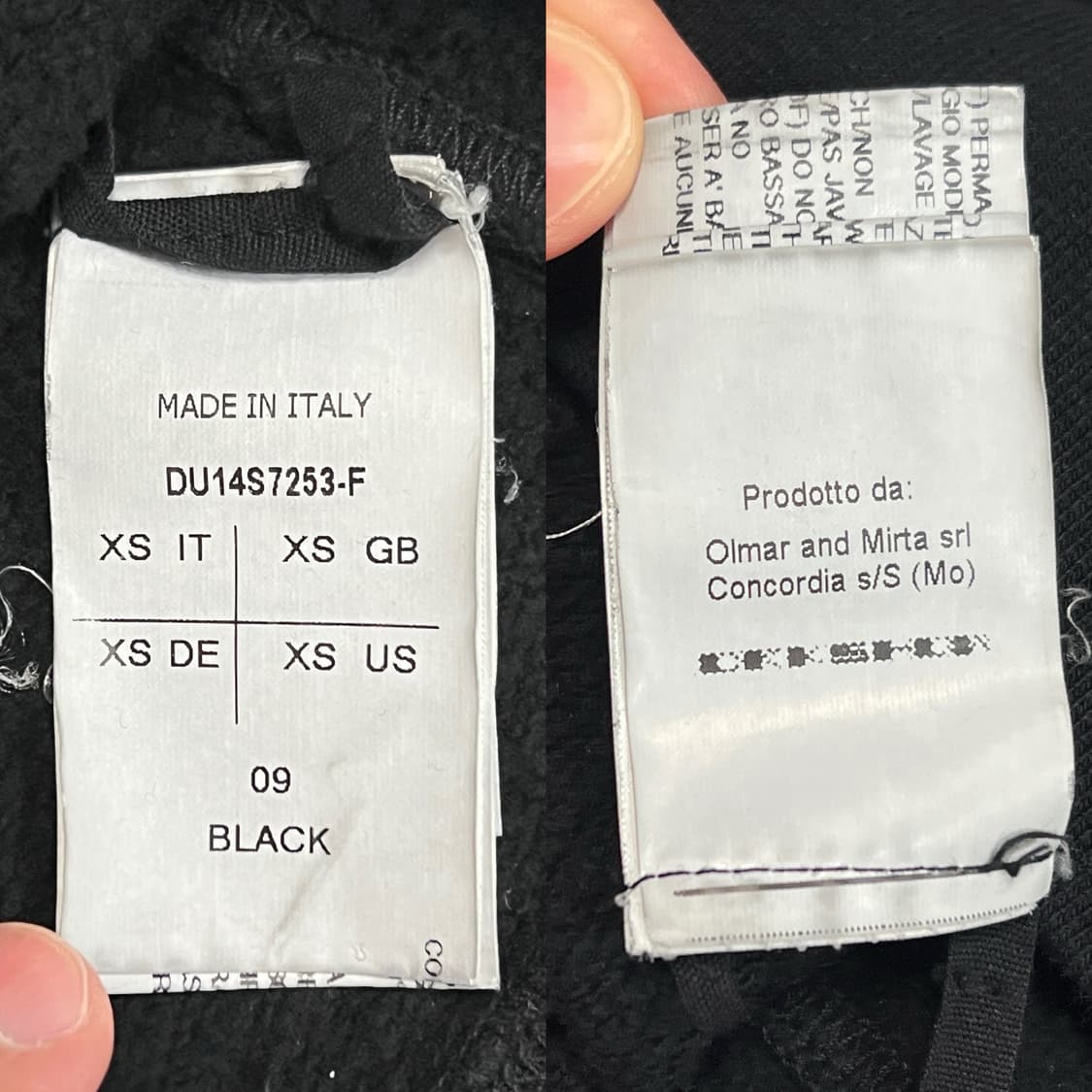 릭오웬스 14SS 다크쉐도우 스웻 맨투맨 블랙 상품이미지8