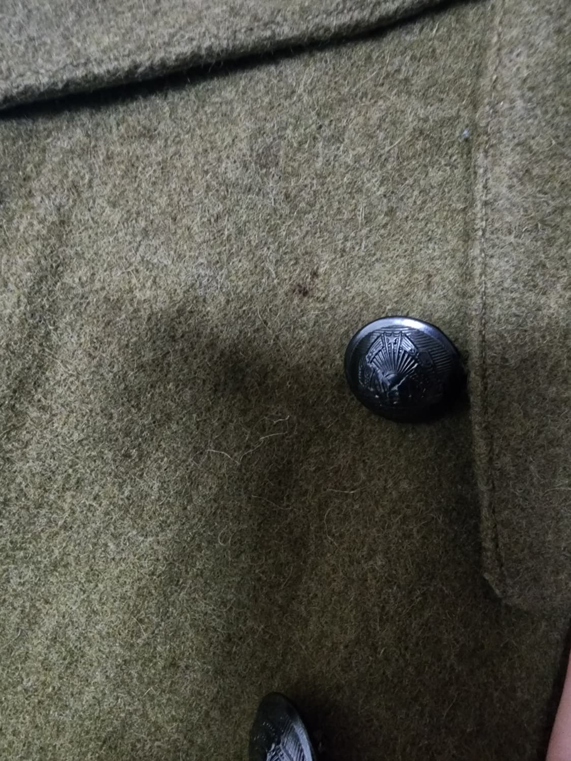 빈티지 루마니안 밀리터리  헤비 울 코트 상품이미지10