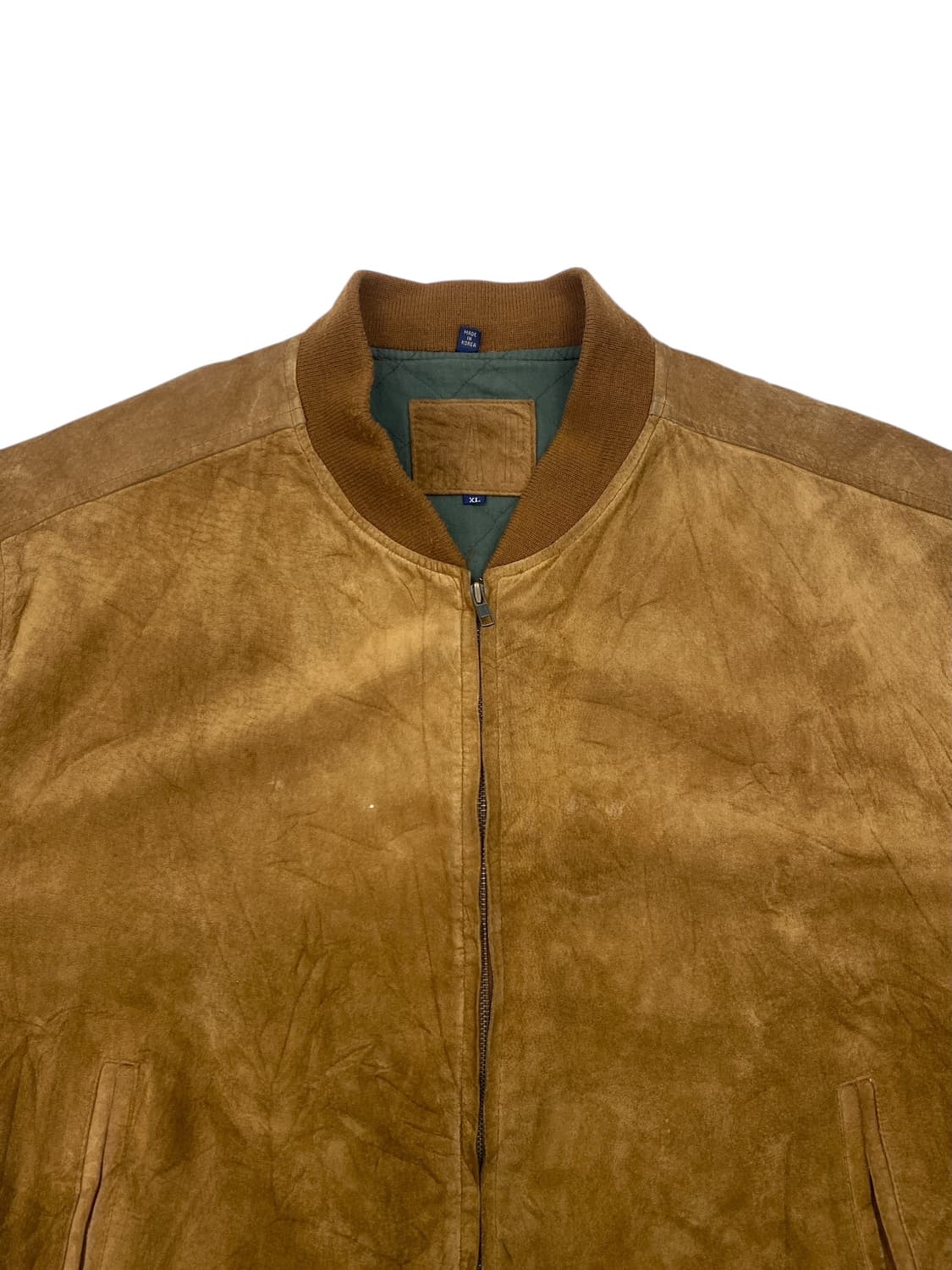 90's 갭 스웨이드 레더 봄버 자켓 상품이미지3