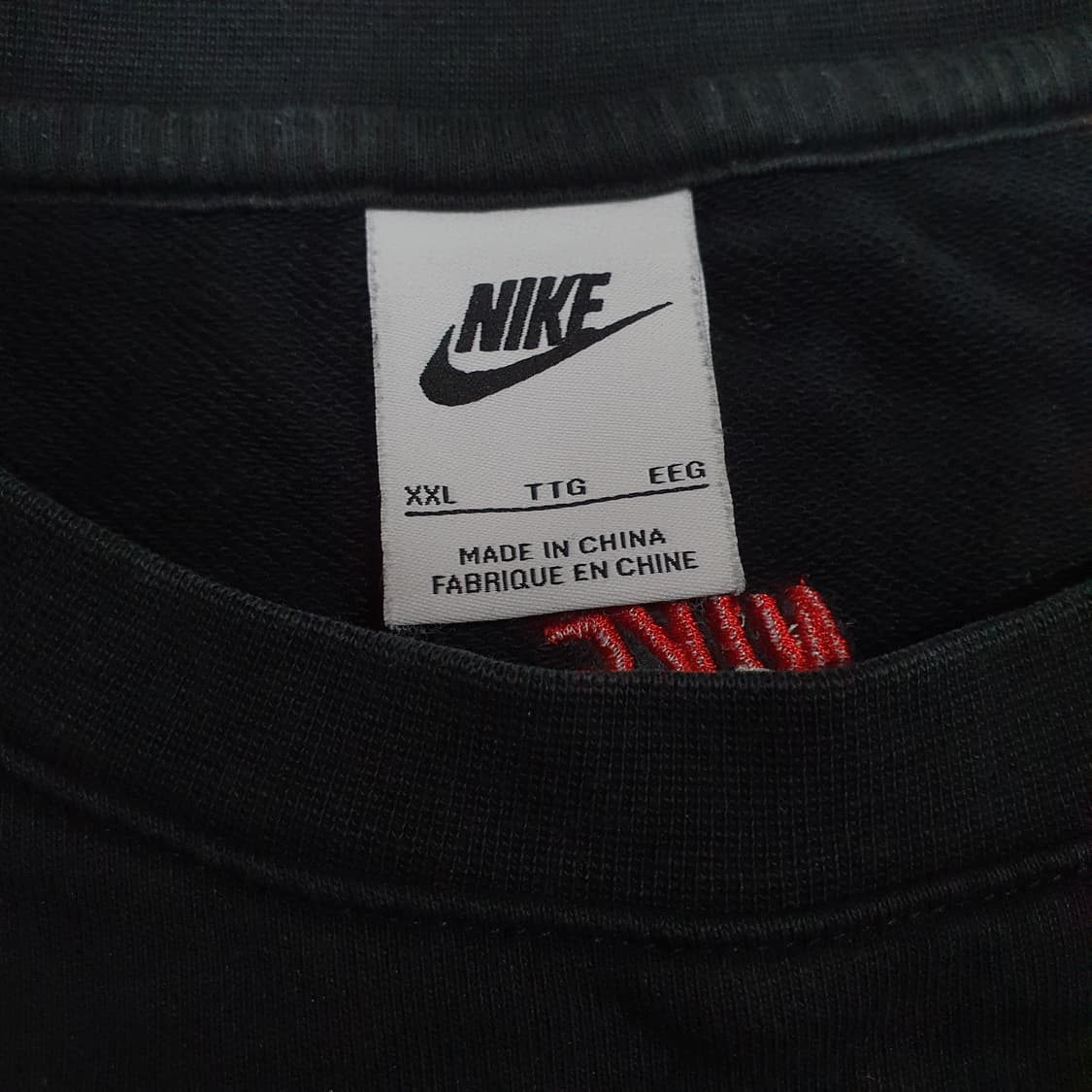 ✨ (바배) 나이키 멀티로고 블랙 맨투맨  상품이미지3