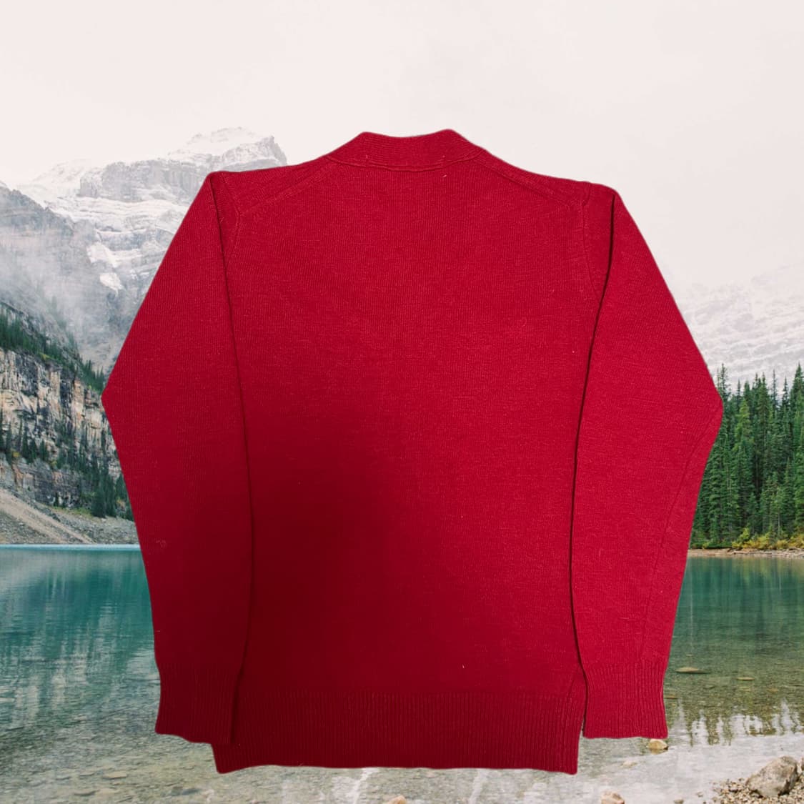 WMS 꼼데가르송 싱글 레드와펜 가디건 상품이미지2