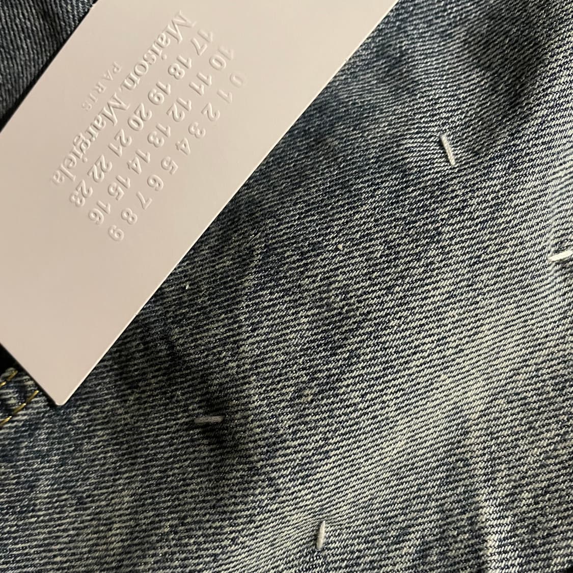 [50]메종 마르지엘라 디스트레스 데님 청자켓 상품이미지4