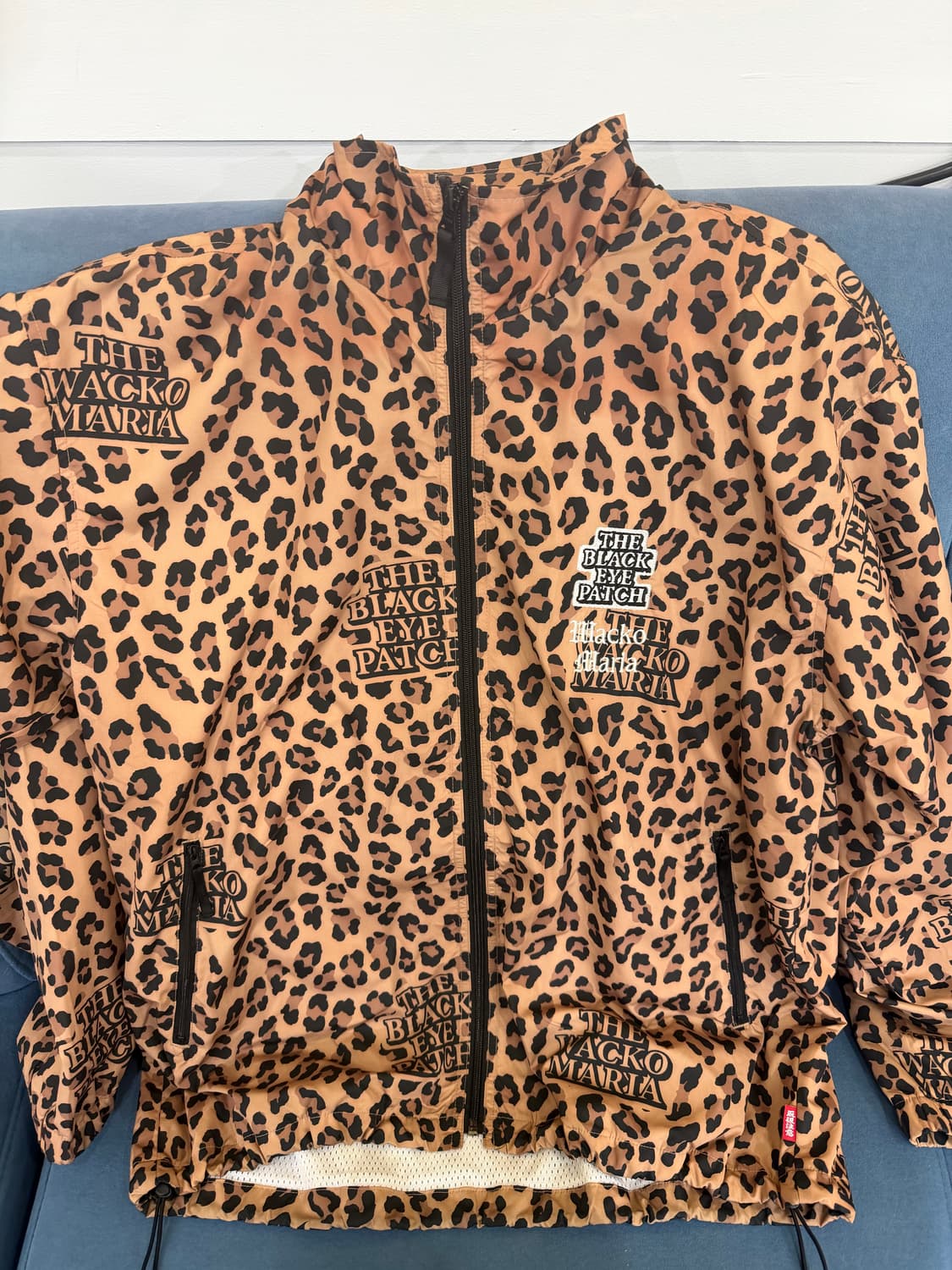 외코마리아 블랙이이패치 레오파드 셋업 상품이미지1