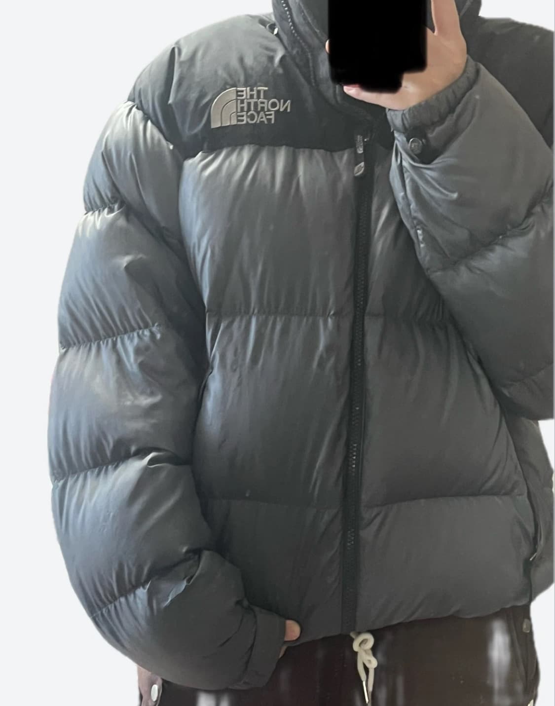 (착샷잇음) 눕시 1996 700 그레이패딩 상품이미지4