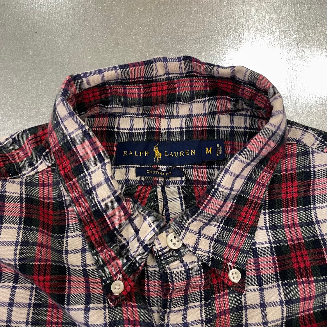 (M) POLO 폴로 랄프로렌 체크 셔츠 커스텀핏 상품이미지9