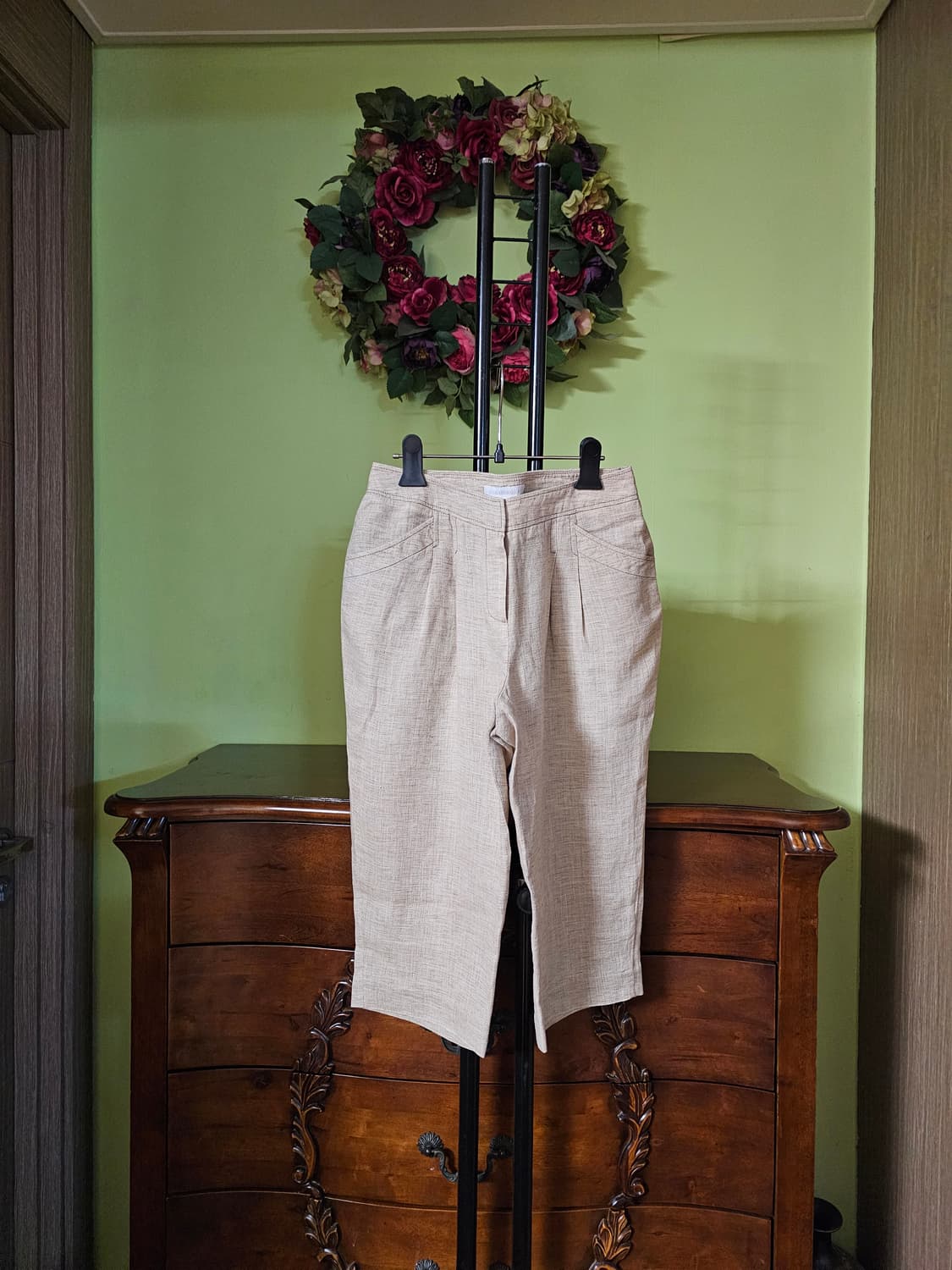 비꼴리끄 린넨100% 반바지 상품이미지1