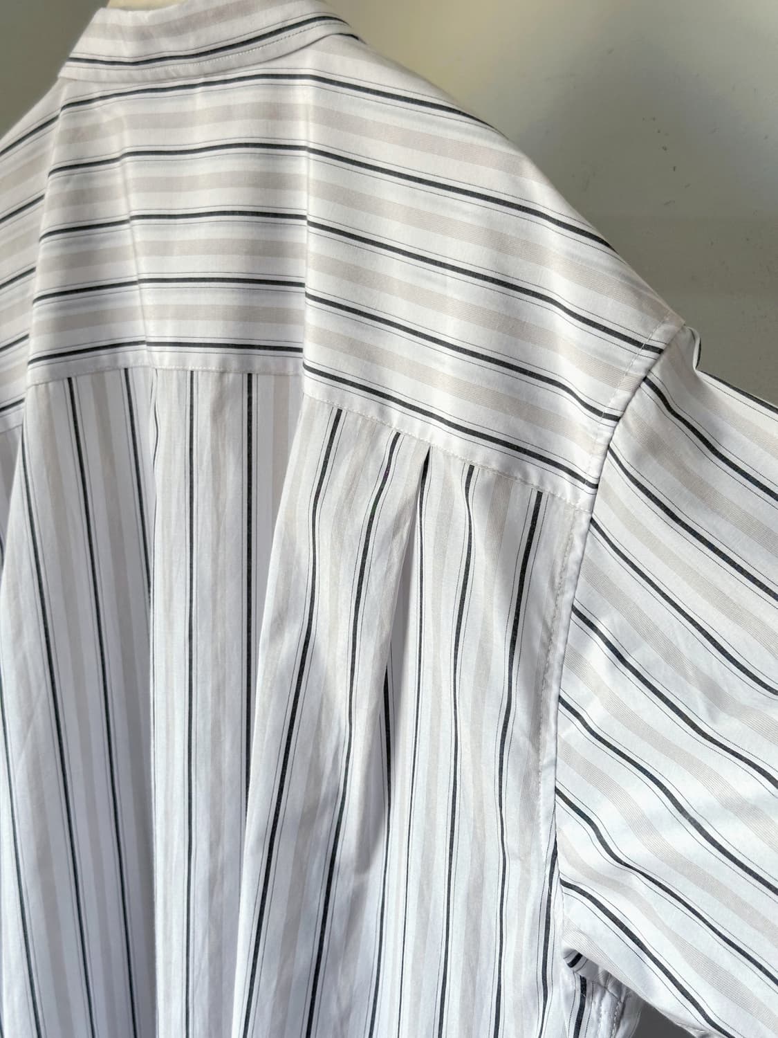 Light cotton poly design BIG H/S shirt 상품이미지4