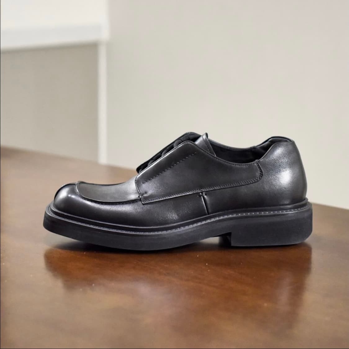 Prada FW 1999 스퀘어토 더비 슈즈 상품이미지4