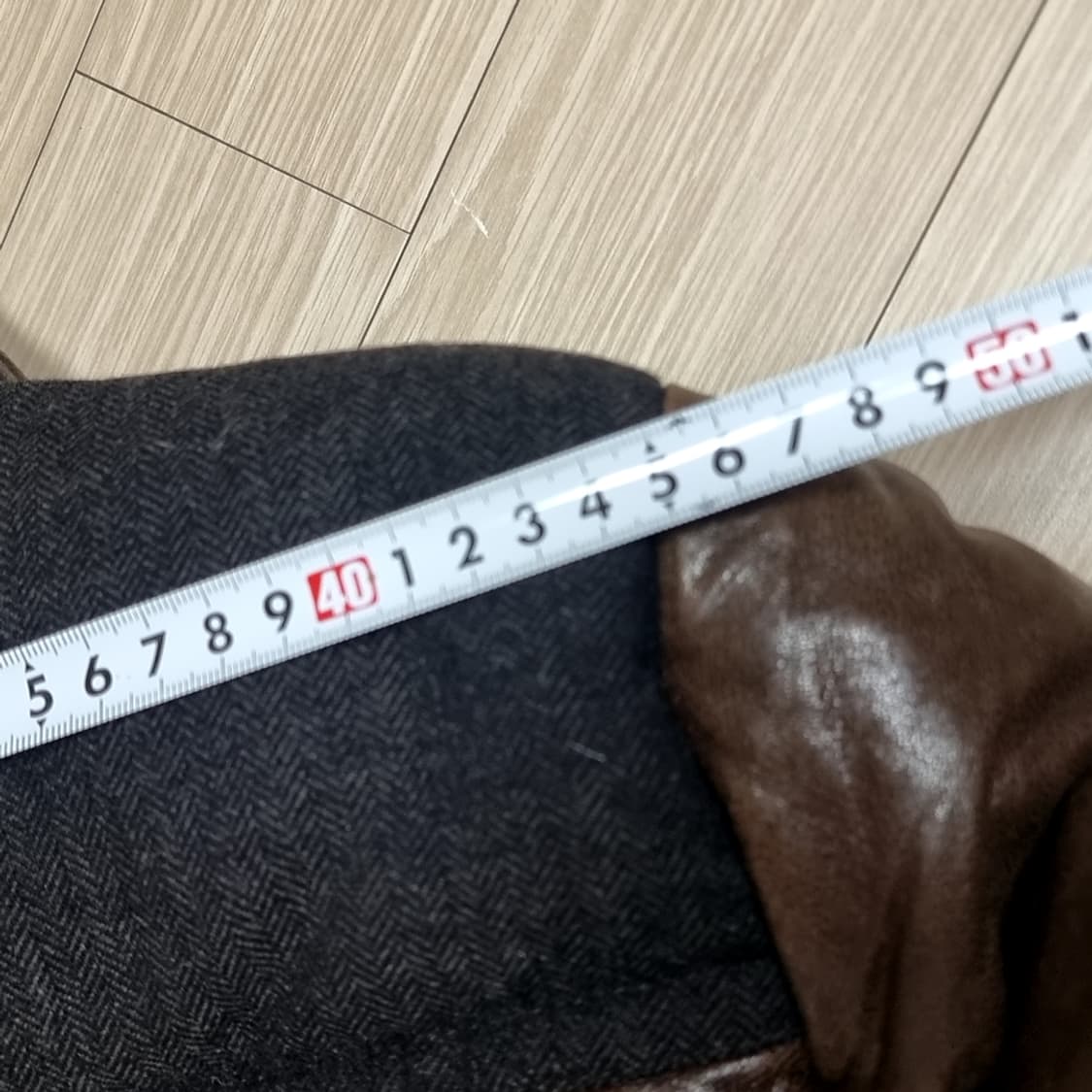 코오롱 시리즈(series) 양가죽 오리털 패딩 점퍼 브라운 남성(95) 상품이미지10