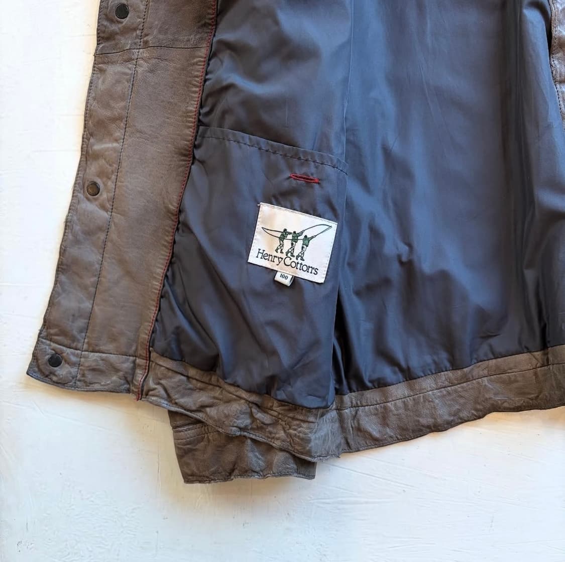 헨리코튼 아카이벌 레더 자켓 상품이미지8