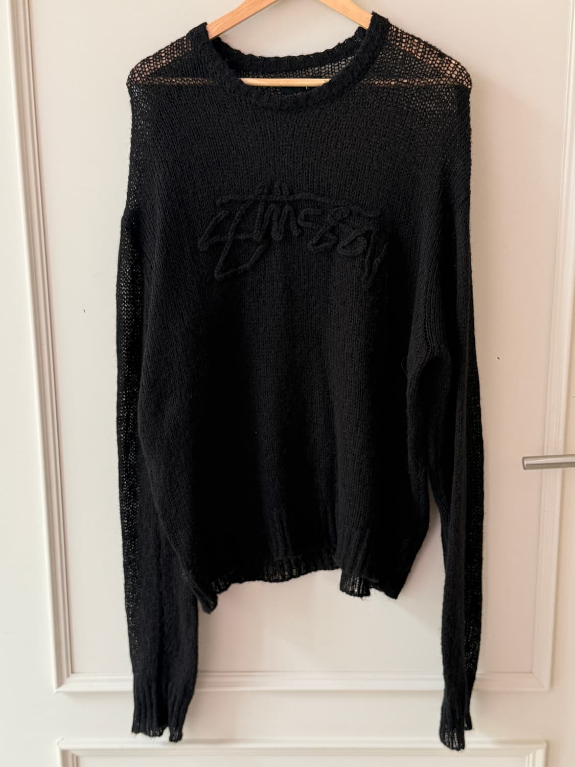 스투시(Stussy) 루즈 니트 로고 스웨터 상품이미지1