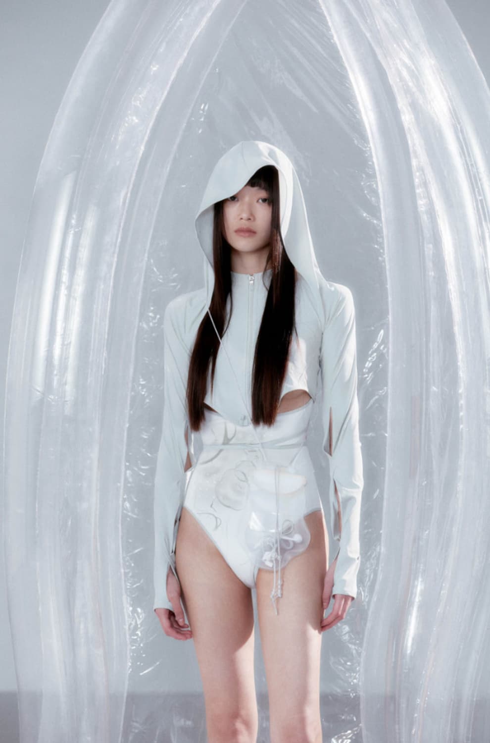 오호스 FILA 필라 콜라보 PVC 투명 미니백 방수 크로스백 상품이미지5