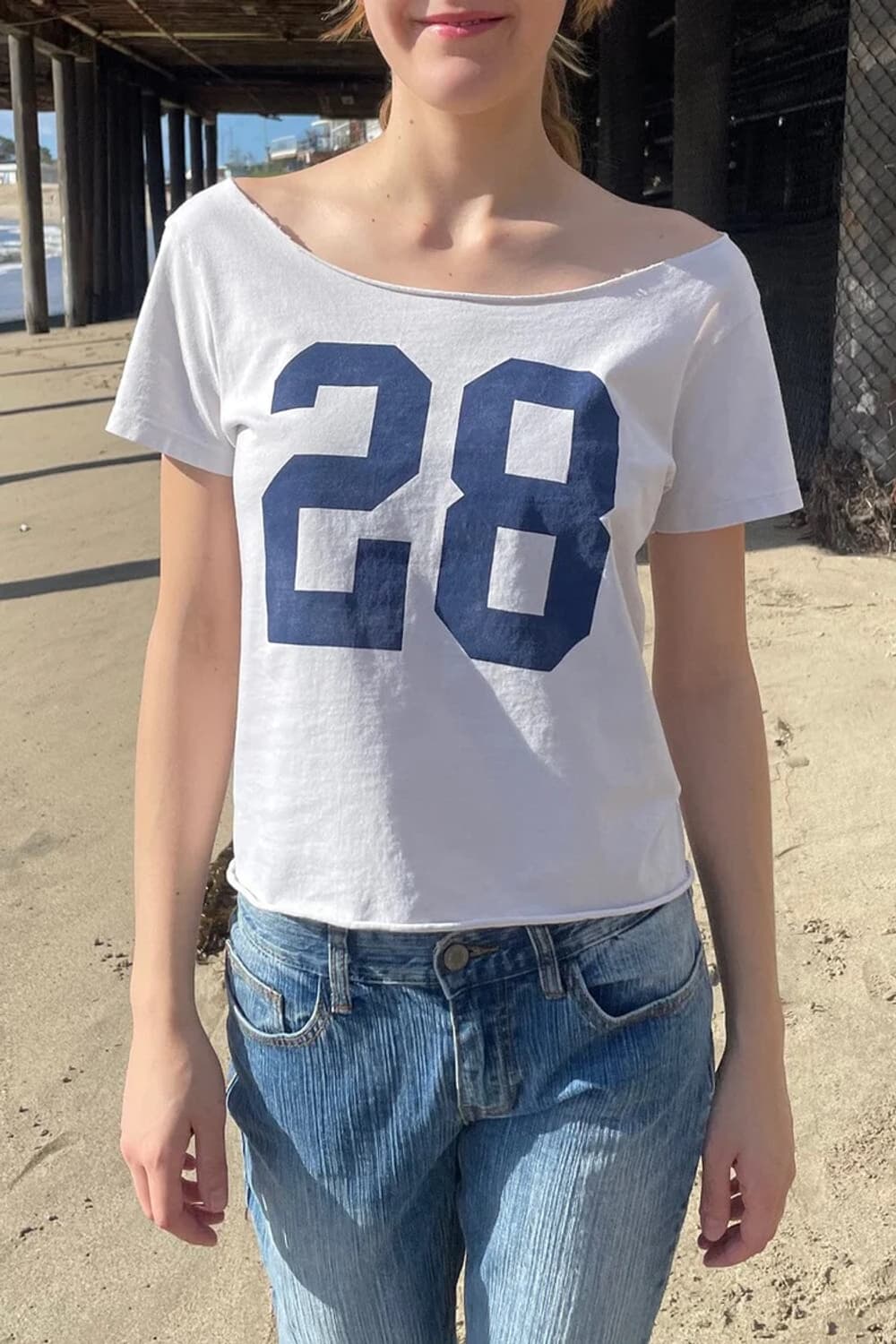Brandy Melville Off Shoulder Top 상품이미지1