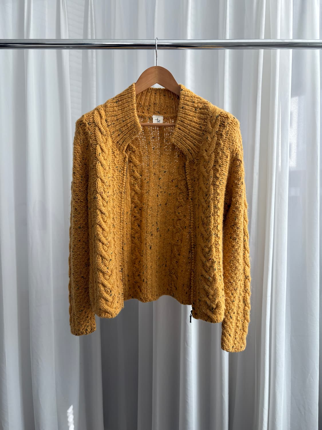 Tess 울 집업 카디건 상품이미지5