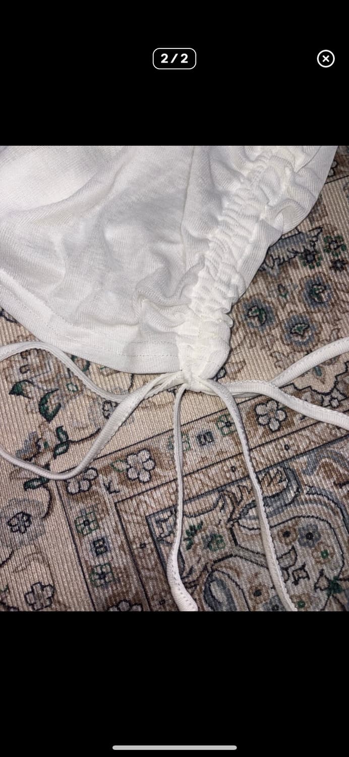 Vintage Off-Shoulder Shirring Sleevee 상품이미지3