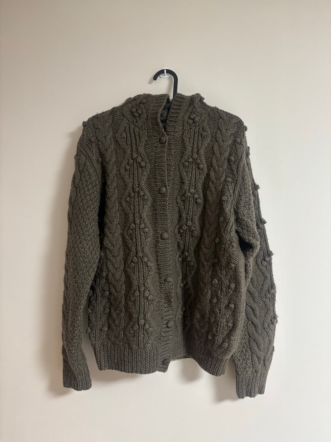 빈티지) 후드 퐁퐁 가디건 상품이미지1