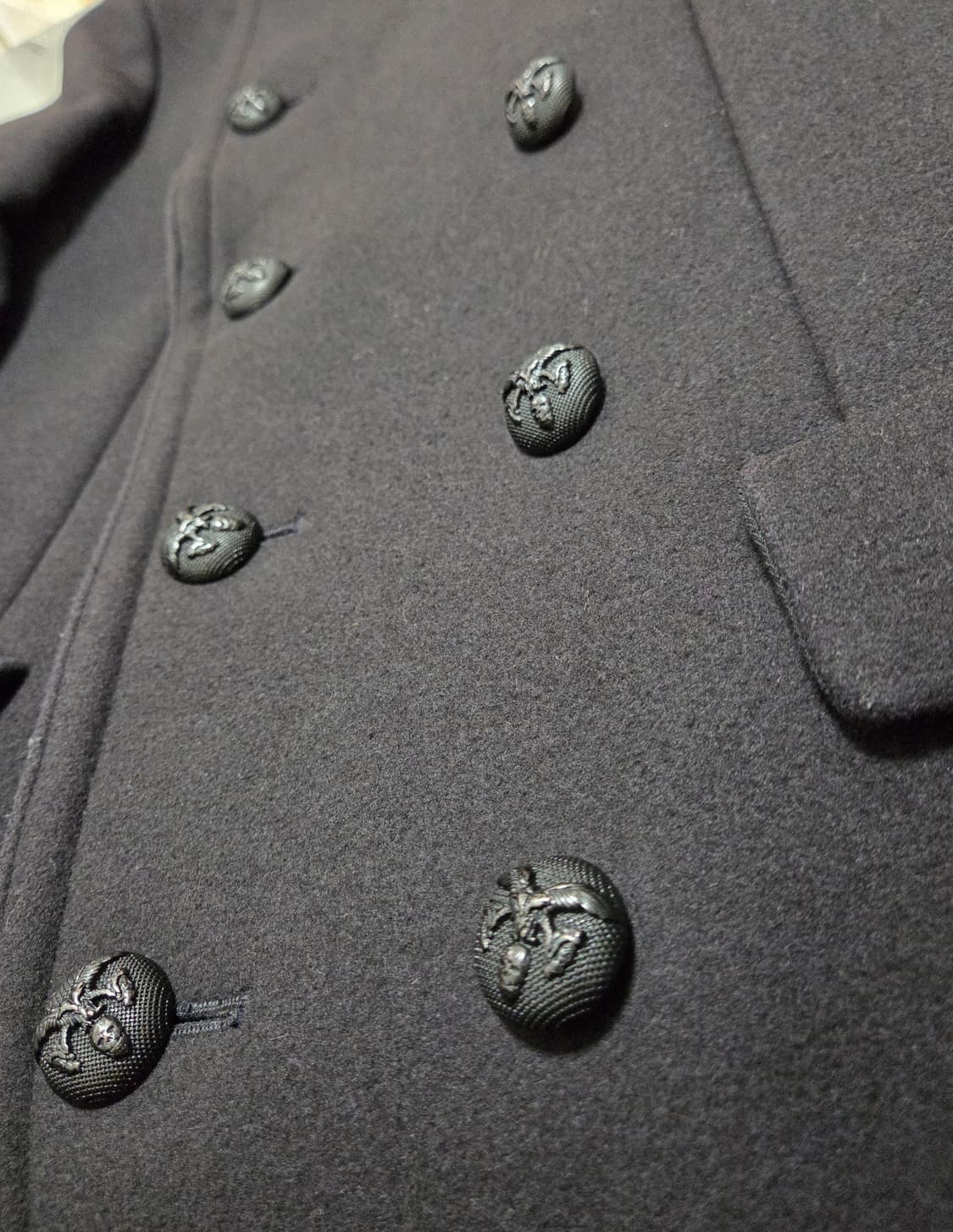 시스템옴므 울 케시미어 더블 브레스트 코트  상품이미지4