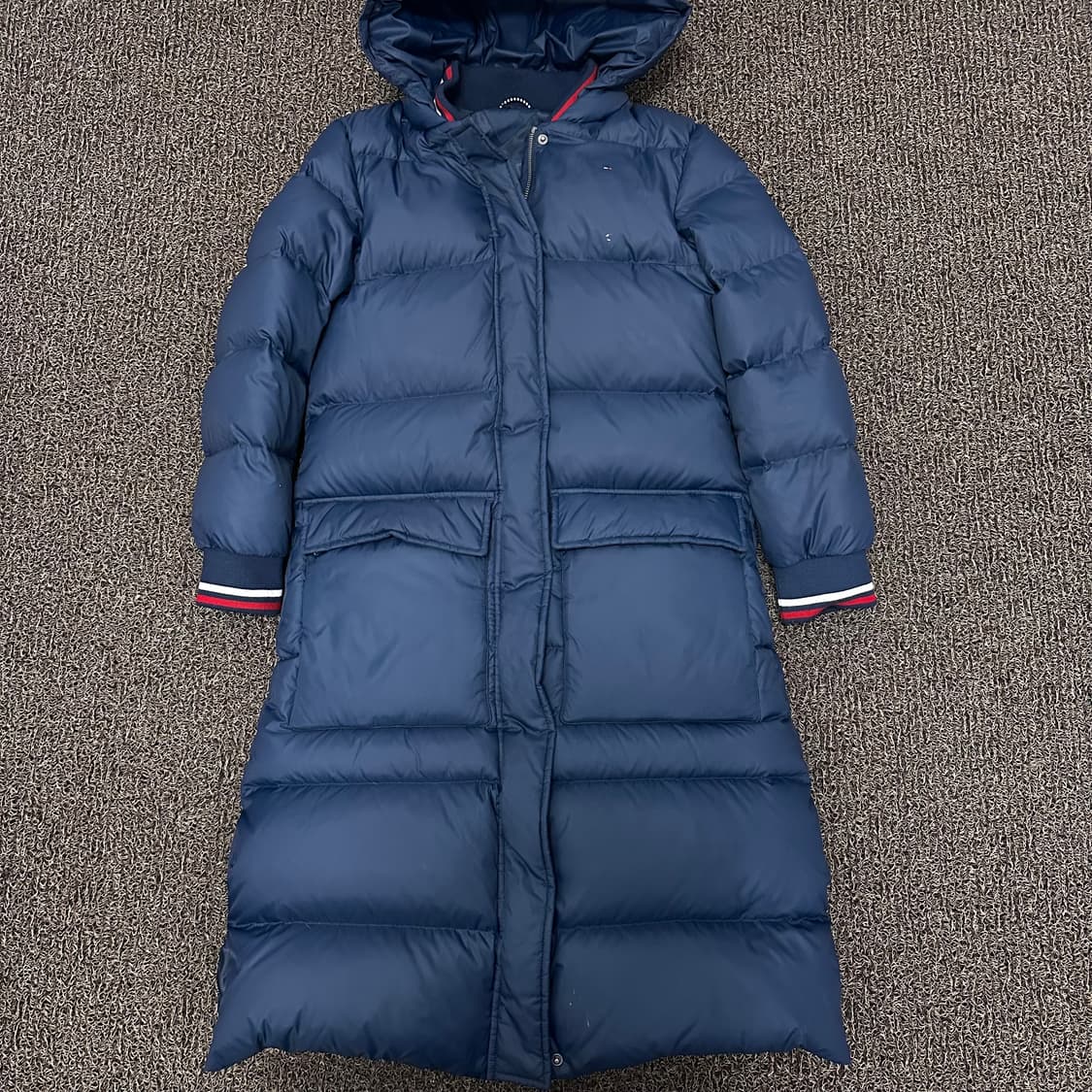 타미힐피거 여성 다운 롱패딩 네이비 신장 164 상품이미지1